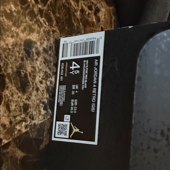 Jordan Women's Sneakers in White, Red, and Black - Picture 7 of 7